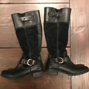 Timberland Bethel Buckle Leather and Suede Boots